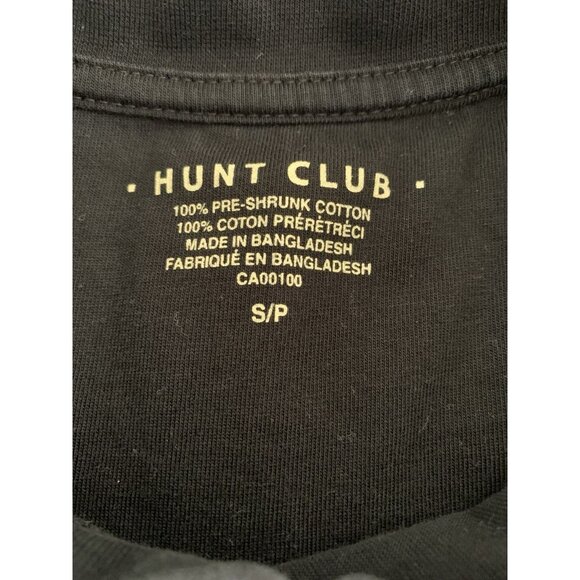 Hunt Club Black Sleeveless Shirt Preshrunk Cotton Men’s Small - Picture 3 of 6